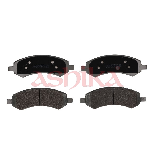 Колодки гальмівні дискові (комплект 4 шт) DODGE RAM 1500 CREW CAB PICKUP 5.7 4WD 2008.09 - 2010.12 ASHIKA (50-00-0096) ASHIKA фото 2