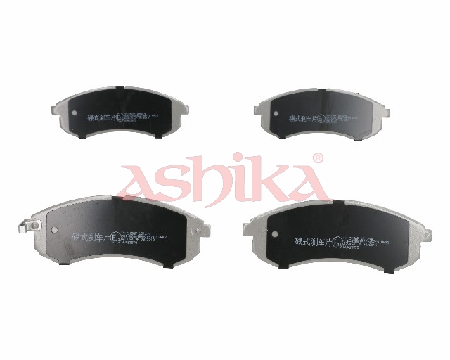 Колодки гальмівні дискові MITSUBISHI L200 (K7_T, K6_T, K5_T) 2.5 TD 4WD (K74T) 2001.08-2007 ASHIKA (50-05-515) ASHIKA фото 2