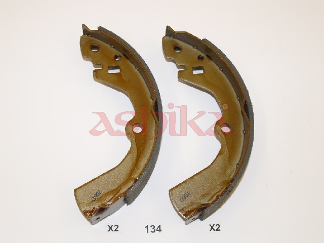 Колодки гальмівні барабанні (комплект 4 шт) NISSAN SUNNY III TRAVELLER (Y10) 2.0 1990.11-2000.03 ASHIKA (55-01-134) ASHIKA фото 2