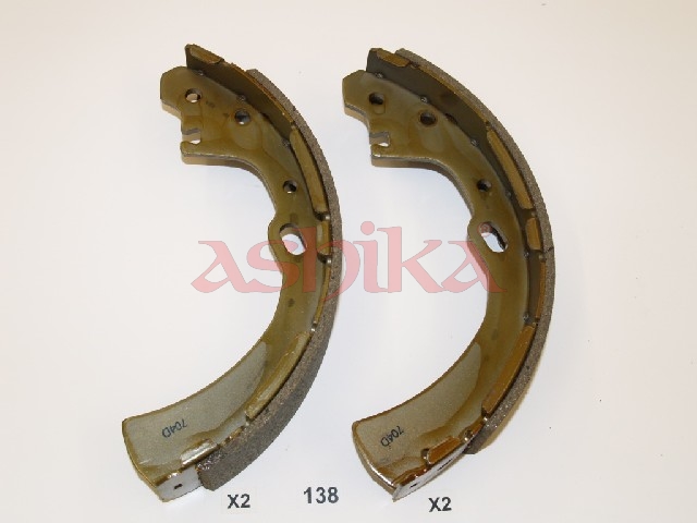 Колодки гальмівні барабанні (комплект 4 шт) NISSAN TERRANO I (WD21) 2.7 1986.07-1996.02 ASHIKA (55-01-138) ASHIKA фото 2