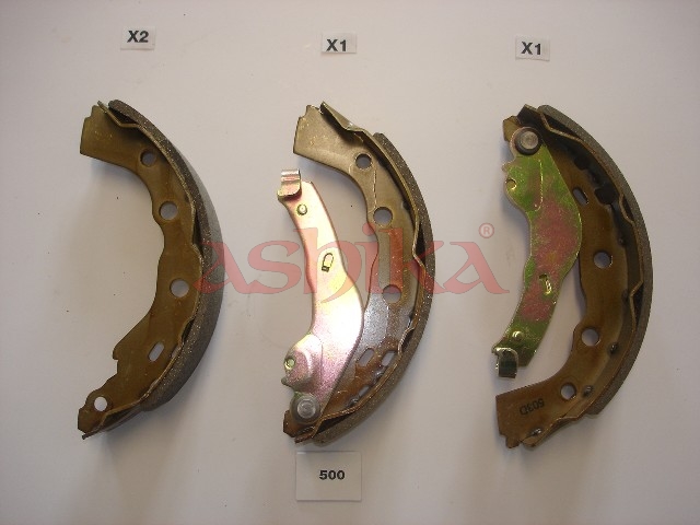 Колодки гальмівні барабанні (комплект 4 шт) MITSUBISHI SPACE STAR МІНІВЕН (DG_A) 1.6 1998.06-2004.12 ASHIKA (55-05-500) ASHIKA фото 2