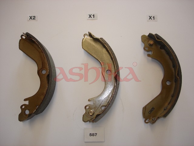Колодки гальмівні барабанні (комплект 4 шт) MITSUBISHI LANCER VI (CJ_, CP_) 1.6 1995.09-2003.12 ASHIKA (55-05-587) ASHIKA фото 2
