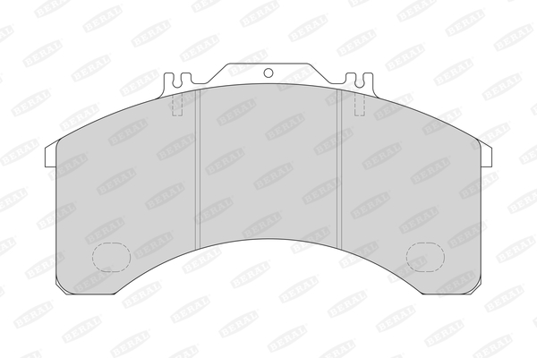 Гальмівні колодки FE 2901125004034754 для IVECO EuroTech MP 260 E 38 P