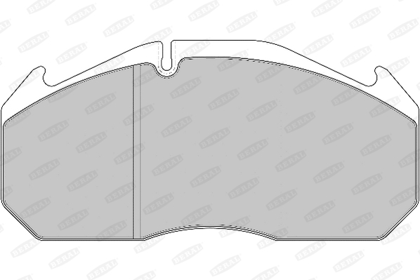 Гальмівні колодки FE 2903028004145504 для SETRA Series 300 S321UL