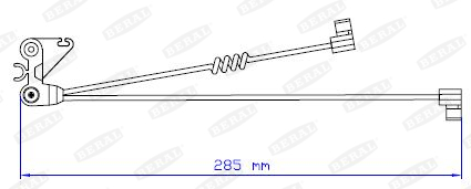 Датчики гальма FE UAI125 для IVECO EuroTrakker MP 340 E 44 HB Cursor