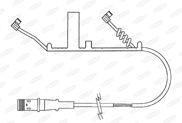 Датчики гальма FE UAI162 для VOLVO NL NL 202, NL 222, NL 223