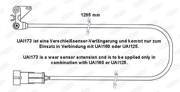 Датчики гальма FE UAI173 для IVECO EuroCargo I-III 280 E 23 T