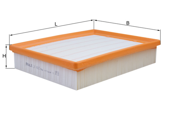 Фільтр повітряний FORD MONDEO V TURNIER (CF) 1.6 TDCI 2014.09 - MAHLE (LX4065) Mahle фото 2