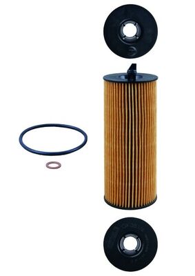Фільтр масляний BMW 5 (E60) 520 D 2001.12 - 2010.03 MAHLE (OX361/4D) Mahle фото 2