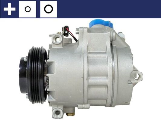 Компресор кондиціонера BMW X5 I 4.8 N62B48B E70 01-10-2006 -,BMW 318 CI 2.0 N46B20A E46 MAHLE (ACP 268 000S) Mahle фото 2