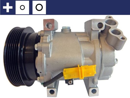 Компресор кондиціонера RENAULT CLIO III (BR0/1, CR0/1) 1.4 16V 2005.01 - 2014.12 MAHLE (ACP 361 000S) Mahle фото 2