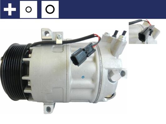 Компресор кондиціонера NISSAN PRIMASTAR ФУРГОН (X83) 2.0 DCI 90 2002.09 - MAHLE (ACP 610 000S) Mahle фото 2