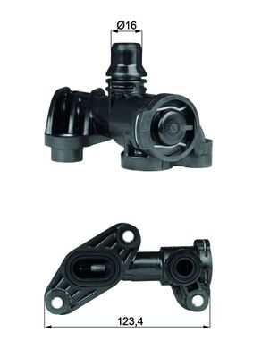 Термостат BMW X5 (E70) 4.8 I XDRIVE 2006.02 - 2013.07 MAHLE (TO693) Mahle фото 2
