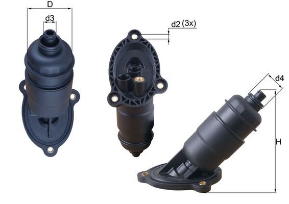 Фільтр АКПП AUDI A6 C7 (4G2, 4GC) 3.0 TFSI QUATTRO 2010.11 - 2019.11 MAHLE (HX155) Mahle фото 2