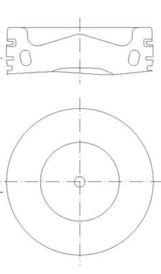 Поршень 81.5 SKODA OCTAVIA III COMBI (5E5, 5E6) MAHLE (028 PI 00158 002) Mahle фото 2
