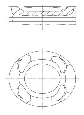 Поршень BMW MAHLE (081 PI 00126 000) Mahle фото 2