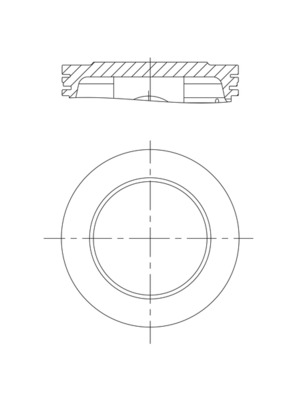 Поршень Ford Fiesta/Focus 1.4 98-12 (76.00mm/STD) фото 9