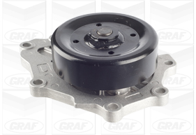 Помпа води Toyota Auris/Avensis/Corolla/Rav4/Verso/Lexus IS 2.0/2.2D-4D 05- (R/B) (7 лоп) GRAF фото 8