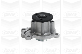 Помпа води Renault Clio/Scenic/Megane/Kangoo/Nissan Qashqai/Juke 0.9-1.2-1.4TCe/1.6 09- (B/B)(8 лоп) GRAF фото 11