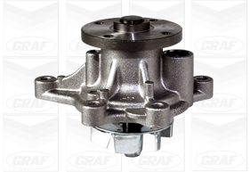 Помпа води Hyundai Accent/i20/i30/Kia Cee'd/Carens/Cerato/Soul 1.4/1.6/1.6CVVT 07- (R/B) (6 лоп) GRAF фото 7