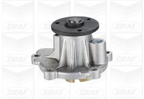 Помпа води Hyundai ix35/Tucson/Santa Fe/Kia Cerato/Sorento/Carens/Mitsubishi 2.0/2.4 10-(R/B)(6 лоп) GRAF фото 11