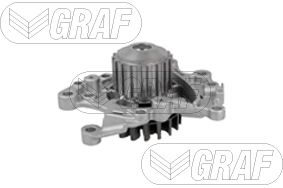 Помпа води Citroen/Peugeot 1.5BlueHDi/Ford 1.5Ecoblue/Opel 1.5D/HDi 18- (18z) (R/B) (9 лоп.) GRAF фото 11