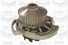 Помпа води Seat Cordoba/Ibiza/VW Golf/Polo 1.0i/1.3i/1.4i/1.6i 82-02 (30z) (B/B) (8 лоп) GRAF фото 11