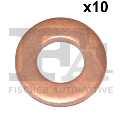 Термошайба SET (10PCS) ТЕРМІЧНА CU 7,10 X 13,70 X 2,25 FORD FISCHER (107.283.010) Fischer фото 2