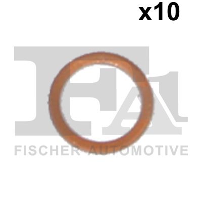 Шайба мідна SET (10PCS) CU 10,00 X 13,50 X 1,00 FISCHER (377.980.010) Fischer фото 2