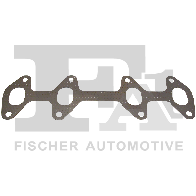 Прокладка колектора двигуна арамідна армована КОЛЛ. EX FIAT 156A2/156A3/165C/160A3/176A7/176A8/178E2/187A1/188A FISCHER (433-002) Fischer фото 2