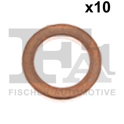 Шайба мідна SET (10PCS) CU 12,00 X 18,00 X 3,00 FISCHER (756.521.010) Fischer фото 2