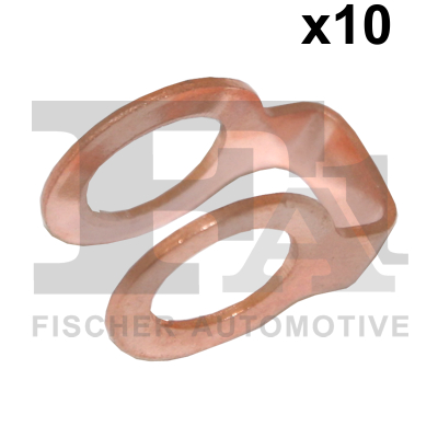 Шайба мідна SET (10PCS) CU 10,50 X 16,00 X 12,00 ZWILL, 1 ММ FISCHER (920.032.010) Fischer фото 2