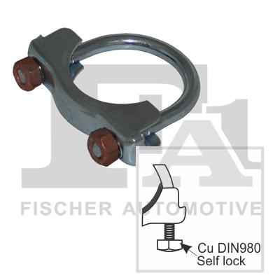 Хомут M10 47,0 мм CU FISCHER (921-947) Fischer фото 2