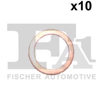 Шайба мідна SET (10PCS) CU 10,00 X 14,00 X 1,50 FISCHER (930.330.010) Fischer фото 2