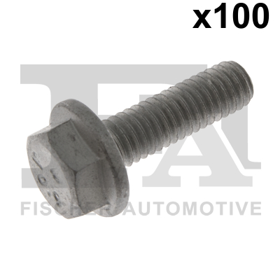 Болт з шестигранною головкою з чорного металу M6X20 DIN 6921 КРАТНІСТЬ - 2 FISCHER (982-06-F20.100) Fischer фото 2