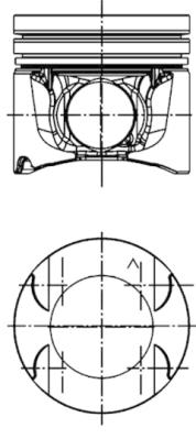 Поршень OPEL/RENAULT/NISSAN 84.5 M9R740/M9R780 2.0 DCI 16V/2.5 CDTI 16V P KS (40262620) KS фото 2