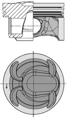 Поршень FORD/LAND ROVER/VOLVO 87.5 TPBA/204PT/B4204T7 KS (40315600) KS фото 2