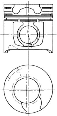 Поршні двигуна KS 94451600 для IVECO EuroFire 130 E 24