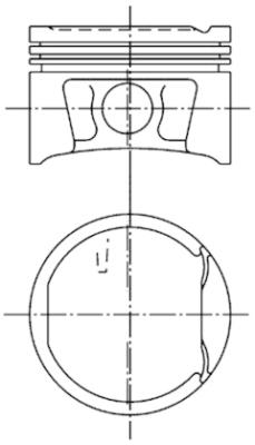 Поршень RENAULT 79.5 1.6I 16V K4M 98- KS (99746600) KS фото 2