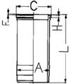 Гільзо-поршнева група BF 20040416200 для VOLVO F 16 F 16/500