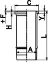 Гільзо-поршнева група BF 20040412000 для VOLVO F 12 F 12/370