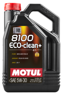 Олива моторна 8100 Eco-clean+ 5W-30 5л 8100 ECO-CLEAN+ 5W30 4X5L MOTUL (101584) Motul фото 2