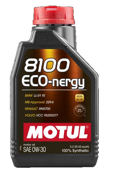Олива моторна 8100 Eco-nergy 0W-30 1л 8100 ECO-NERGY 0W30 12X1L MOTUL (102793) Motul фото 2