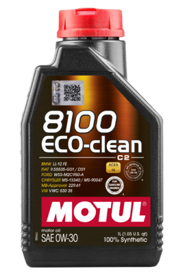 Олива моторна 8100 Eco-clean 0W-30 1л 8100 ECO-CLEAN 0W30 12X1L MOTUL (102888) Motul фото 2