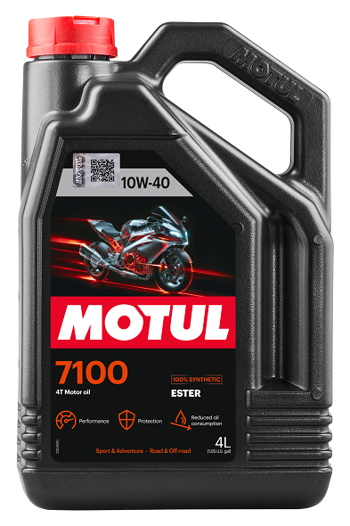Олива моторна 7100 4T 10W-40 4л 7100 10W40 4T 4X4L MOTUL (104092) Motul фото 2