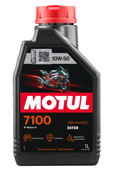 Олива моторна 7100 4T 10W-50 1л 7100 10W50 4T 12X1L MOTUL (104097) Motul фото 2