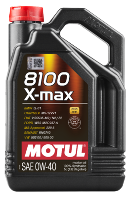 Олива моторна 8100 X-max 0W-40 5л 8100 X-MAX 0W40 4X5L MOTUL (104533) Motul фото 2