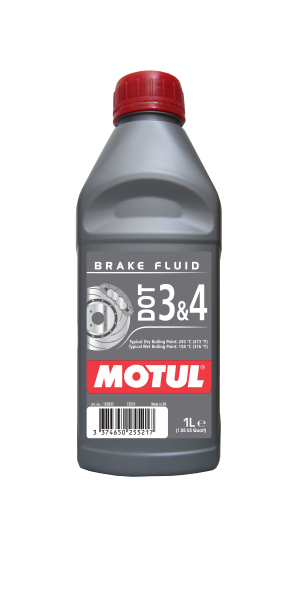 Гальмівна рідина DOT 3&4 Brake Fluid 1л