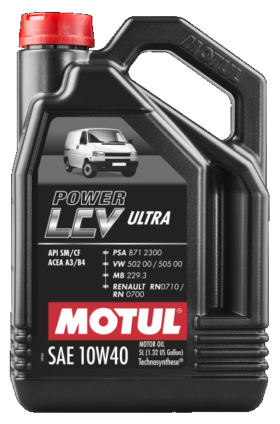 Олива моторна Power LCV Ultra 10W-40 5л POWER LCV ULTRA 10W40 4X5L MOTUL (106156) Motul фото 2