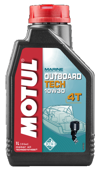 Олива моторна Outboard Tech 4T 10W-30 1л OUTBOARD TECH 4T 10W30 12X1L MOTUL (106453) Motul фото 2